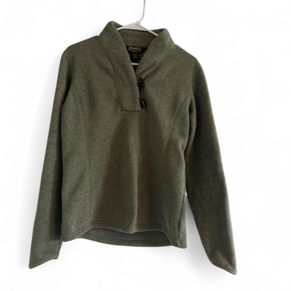 Eddie-bauer Women's Green Sweatshirt